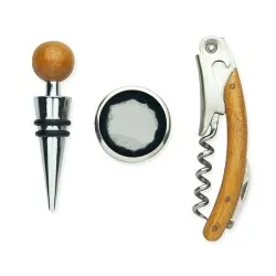 Coffret de Sommelier en Bambou SONOMA 2