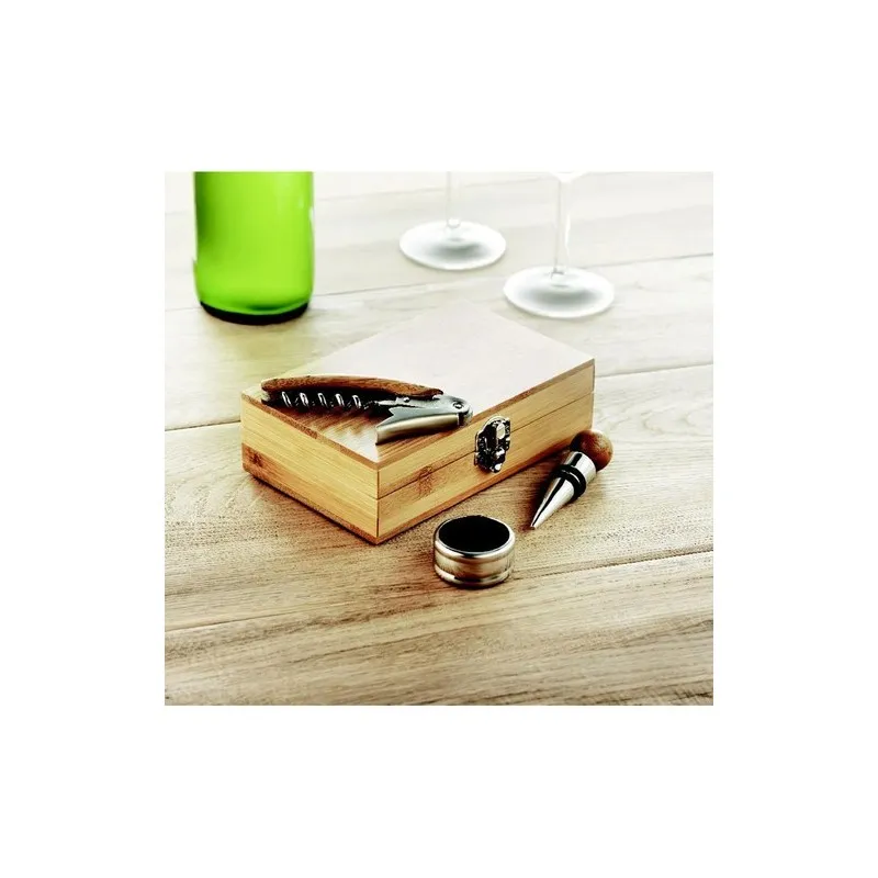 Coffret de Sommelier en Bambou SONOMA