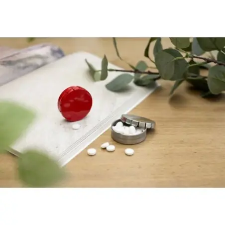 Boîte en métal Anika : Bonbons sans sucre à la menthe